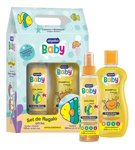 Combo Baby Colonia 125ml + Shampoo 200ml Algabo