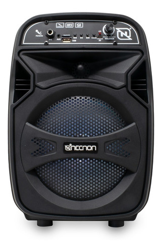 Necnon Nb-08c Bocina Baffle Bluetooth, Inalámbrica 110v /vc Color Negro