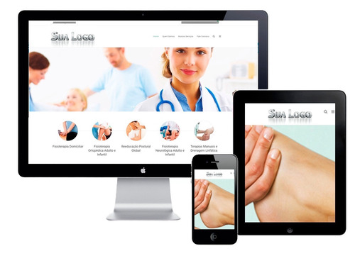 Site Para Clínica De Fisioterapia,consultórios Terapeutas