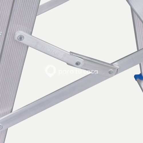 Escalera Aluminio Plegable Banqueta 65 Cm Alto 3 Escalones