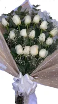 Comprar Ramo De 15 Rosas Naturales Flores A Domicilio. Envío Flores 