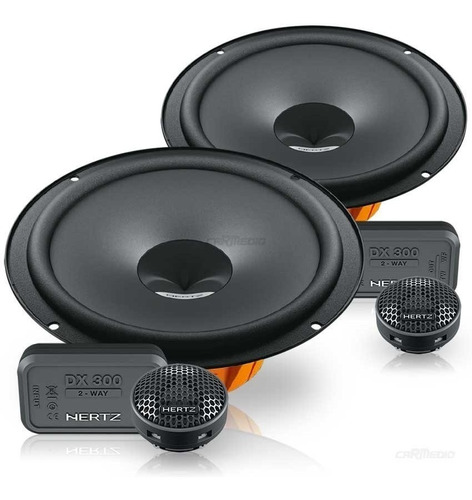 Combo Hertz Componentes Dsk165 + Parlantes Dcx165 16cms