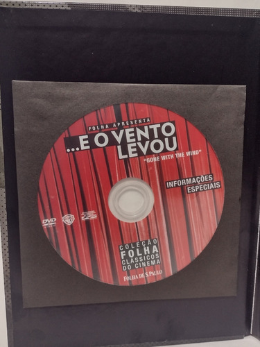 Coleção Folha Clássicos Do Cinema Livro/dvd - E O Vento Levou (Usado)