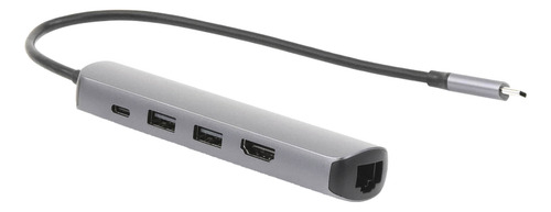 Hub Usb-c (docking Station) 5 En 1 2 Usb-a 3.1 A (5 Gbps)