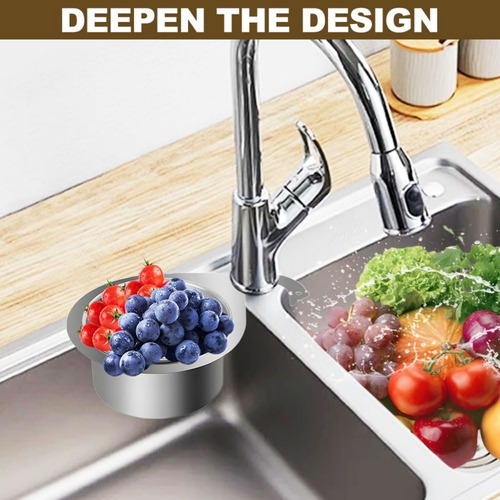 Cesta De Desagüe De Cocina Multifuncional Para Fregadero