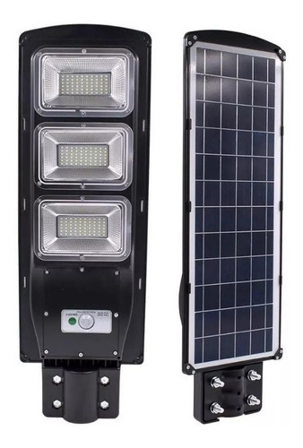 Lampara Para Exterior Solar Led De 90w Con Sensor De Luz