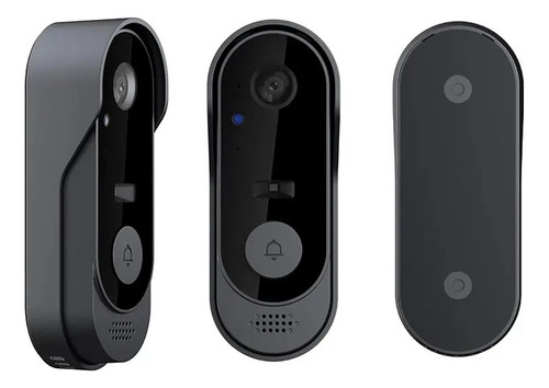 Campainha Vídeo Porteiro Sem Fio Ip65 Alexa Tuya Wifi