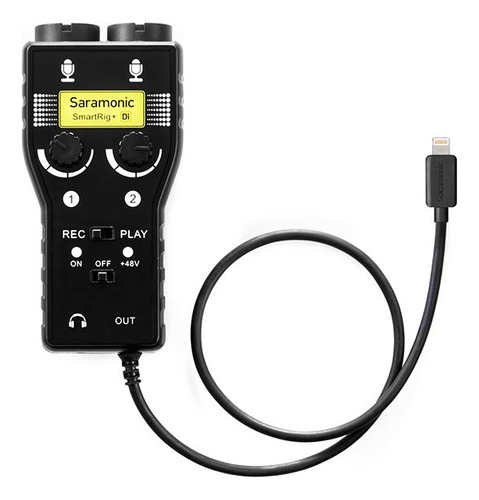 Microfono Xlr Ch In Interfaz Guitarra Conector Lightning