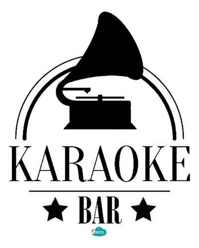 Vinil Karaoke Bar Star Deco®