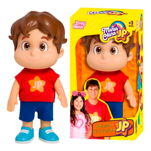 Boneco Infantil Articulado Jp 1041 Baby Brink