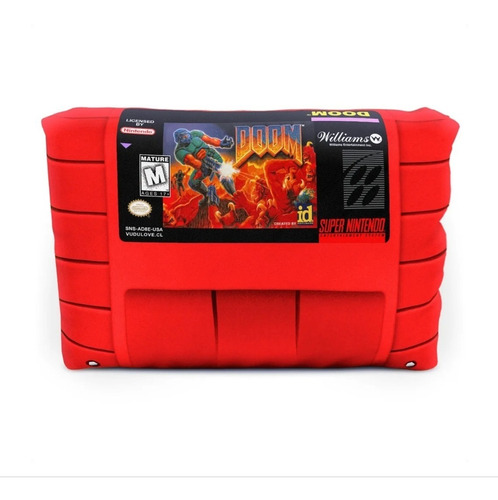 Cojín Super Nintendo Doom 30x20cm Vudú Love