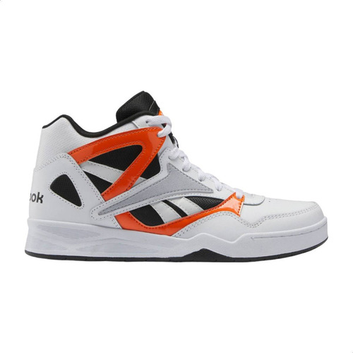 Tenis para hombre Reebok Royal Hi color blanco/naranja/negro - adulto 5 MX