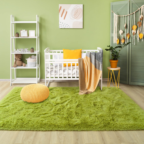 Alfombra Noahas Fluffy Plush Fuzzy Para Habitación Infantil