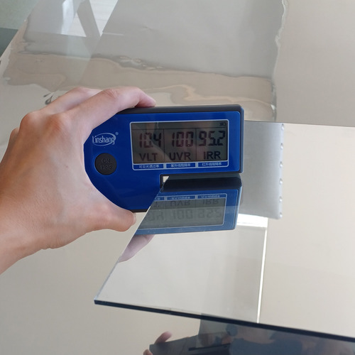 Film Espejado Plata Ventana Control Calor Uv Privacidad 14 M