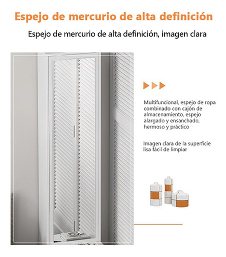 Buros Espejo De Madera Sencillos Recamaras Con 2 Cajones Blanco