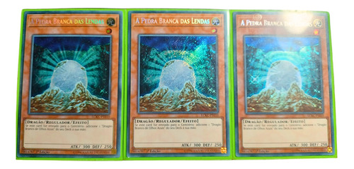 Yugioh 3x A Pedra Branca Das Lendas Lckc-pt010 Secretas