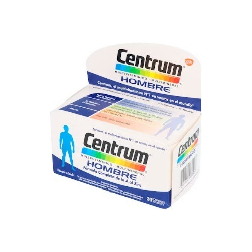 Centrum Hombre 30 Comprimidos Multi Vitaminas Y Minerales