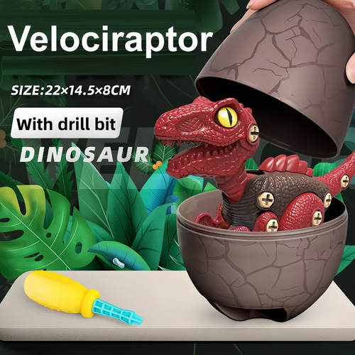 Juego De Juguetes De 4 Piezas Para Montar Huevos De Dinosaur