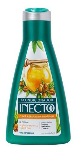 Acondicionador Inecto Elixir De Reparacion Profunda X 400 Ml