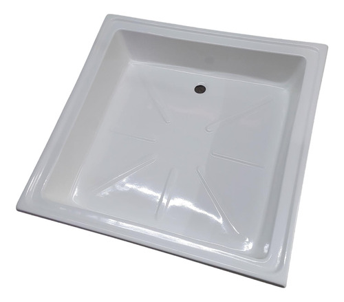 Receptáculo Plato Ducha Piso Baño 80 X80 X 16cm Fibra Vidrio