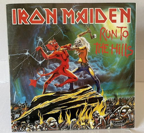 Vinil 7¨ Iron Maiden - Run To The Hills Importado Europa