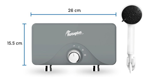Terma Instantánea Rotoplas Express Silver 6.5 Psi