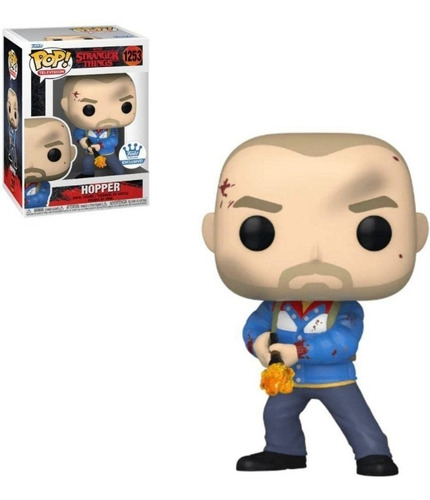 Figura De Ação Stranger Things Hopper #1253 De Funko Pop! Tv