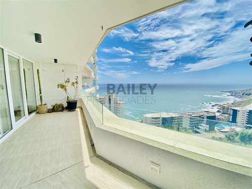 Departamento En Arriendo De 2 Dorm. En Reñaca Norte