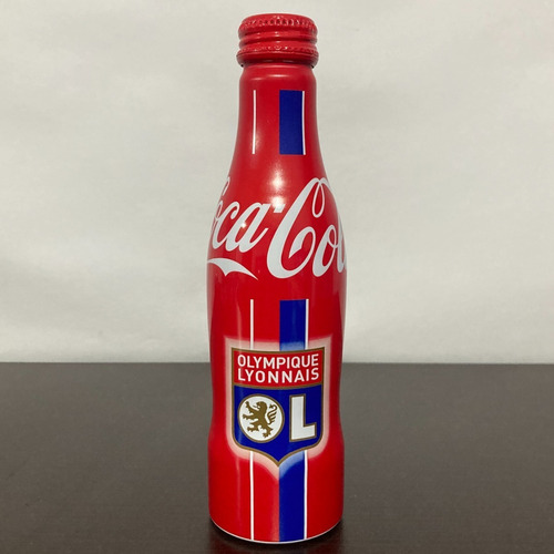 01 Botella De Aluminio Coca Cola Francia Olympique Lyonnais 