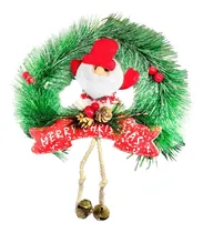 Comprar Corona Navidad Puerta Decoracion Navidad Con Luz Cascabeles