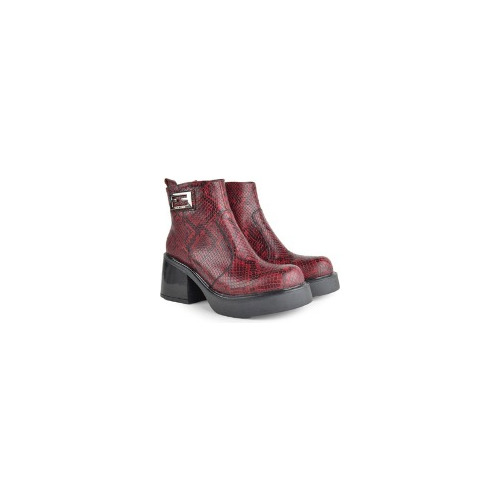 Imagen 3 de 4 de Botas Botinetas Botines De Cuerdo De Mujer - Lome - Ferraro