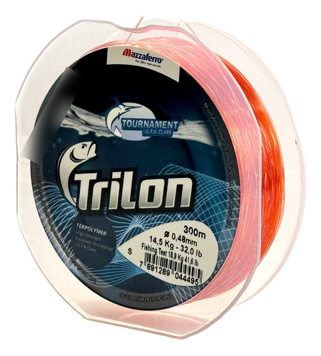 Nailon Trilon Salmon 0.48mm - 32 Libras Carrete 300 Metros