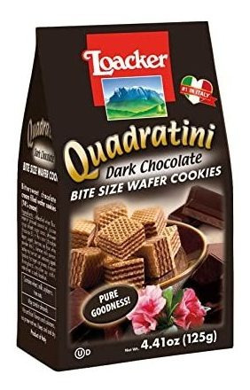Loacker Quadratini Premium De Chocolate Oscuro Galletas De L