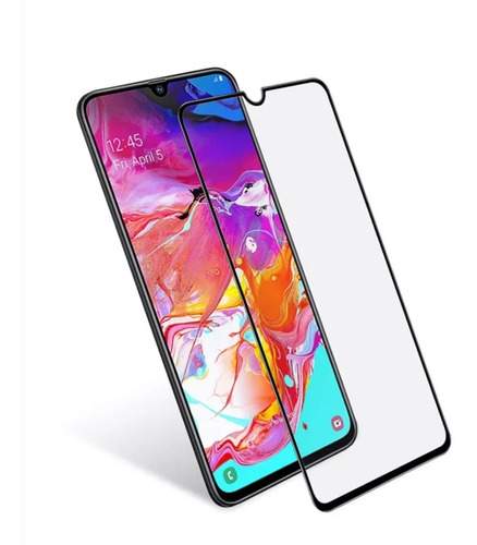 Lámina De Vidrio Templado Compatible Con Samsung Galaxy A70