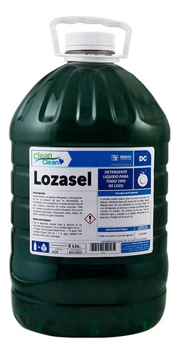 Jabón Liquido Lavatrastes Lozasel Ecodeli 5 Litros