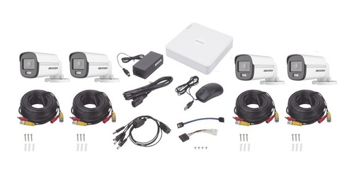 Kit Video Vigilancia 4 Camaras 2 Mpx Dvr De 4 Canales