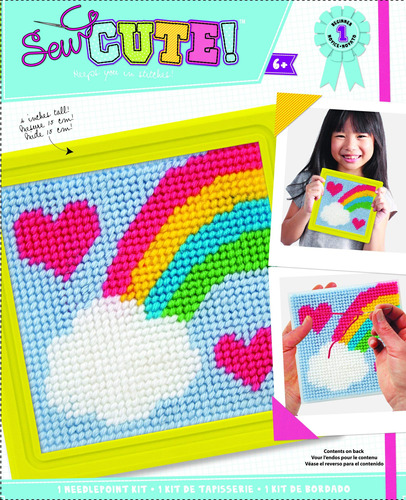 Colorbok Kit Para Aprender Tejer Imagen Arco Iris 6 X 6 