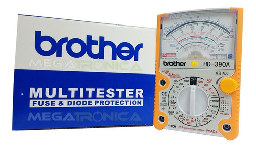 Multimetro Tester Analogico Brother Profesional Hd390a Full