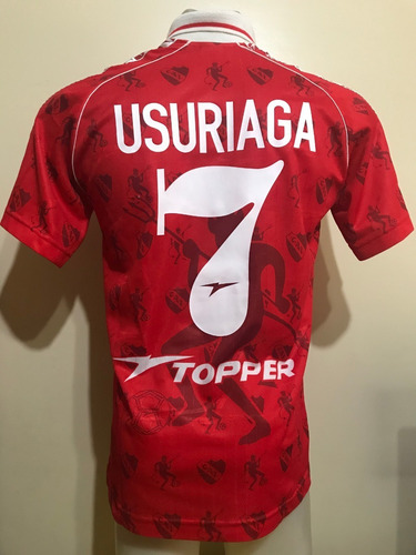 Camiseta Independiente Topper 1997 1998 Usuriaga 7 Diablitos (Usado)