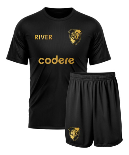 Conjunto De River Camiseta + Short - Golden 