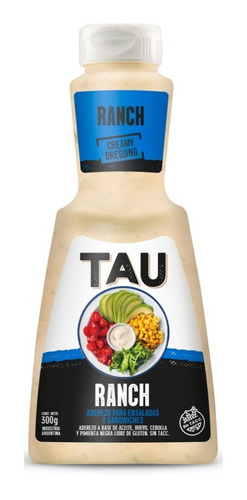 Imagen 1 de 1 de Salsa Ranch Tau Delta Sin Gluten X 300 Grs.