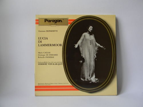 Lucía Di Lammermoor Donizetti Caja 3 Lp´s Libreto Vinilos