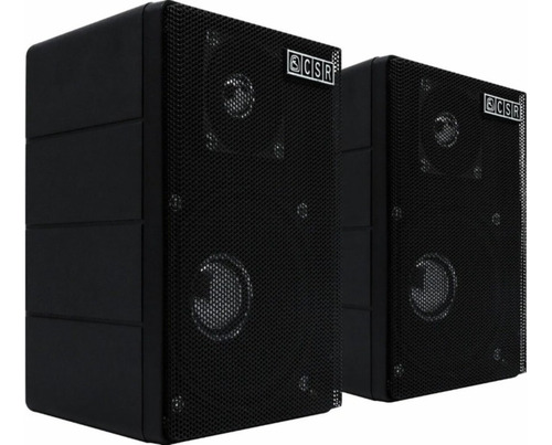 Caixa De Som Acústica Ambiente Csr 75m 40w Rms 8 Ohms Par Cor Preto