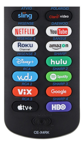 Control Compatible Con Roku Tv Tcl LG Hisense Sharp Philips