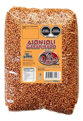 Ajonjolí Garapiñado 500g - Botanas D'liz