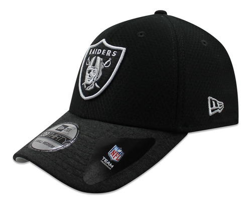 Gorra New Era 39 Thirty Nfl Raiders Popped Shadow Negro