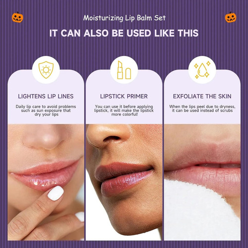 Juego De Bálsamo Labial De Miel, Juego De Máscara De Labios