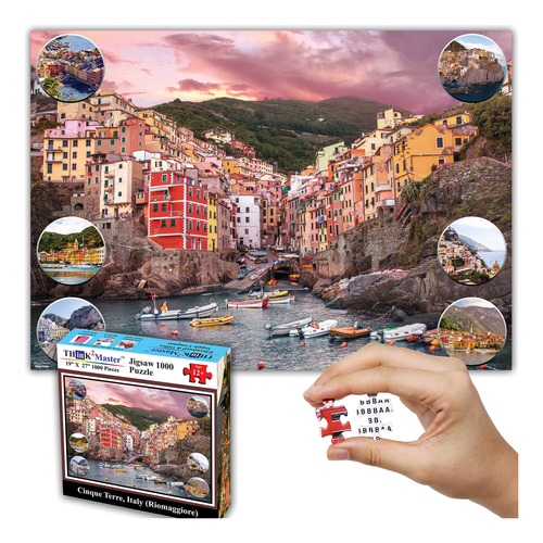 Think2master Cinque Terre, Italia (riomaggiore) - Rompecabez