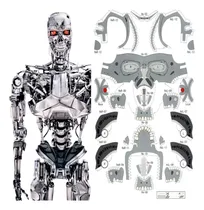 Comprar Terminator T-800 + Arma Esc 1:1 \u002F Papercraft (envio X Mail)