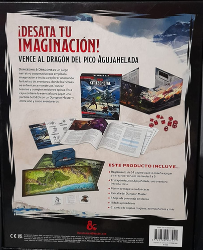 Kit Esencial Dungeons Dragons Español Introduccion Juego Rol